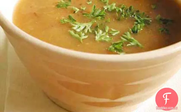 Sopa Cremosa De Cebola Assada