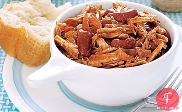 Carne de porco e feijão