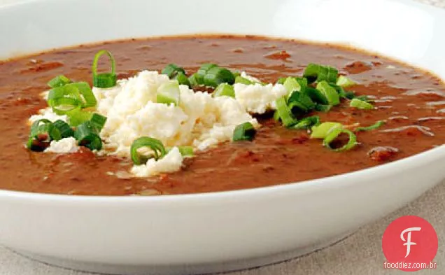 Abóbora-Sopa De Feijão Preto