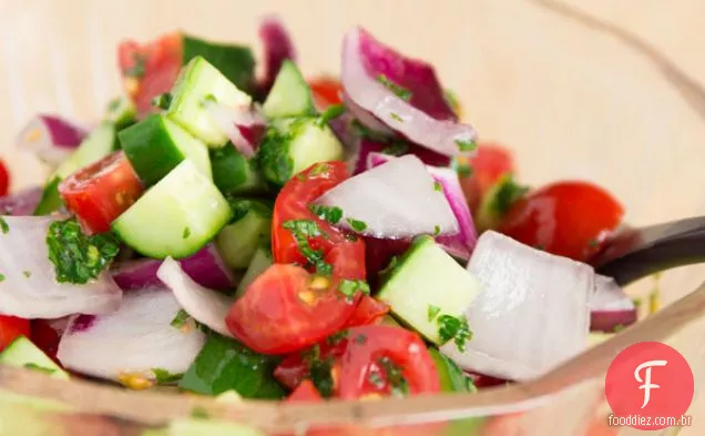 Salada De Pepino De Tomate