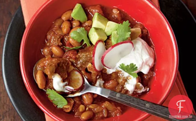 Chili de carne e feijão Pinto