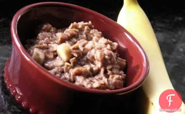 Magical Cream Chocolate Banana Oatmeal