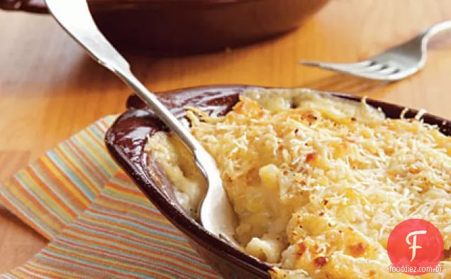 Penne Assado Com Três Queijos