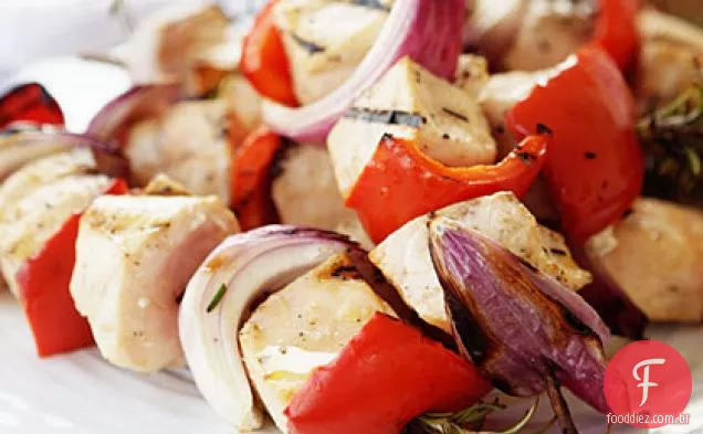 Spiedini di Pesce spada al Rosmarino