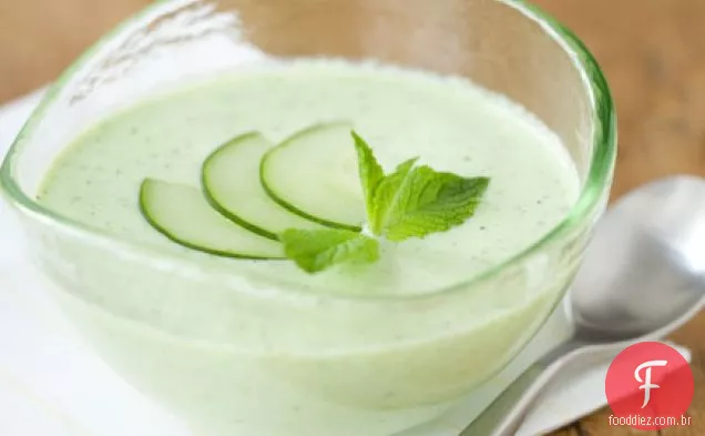 Sopa De Hortelã De Pepino