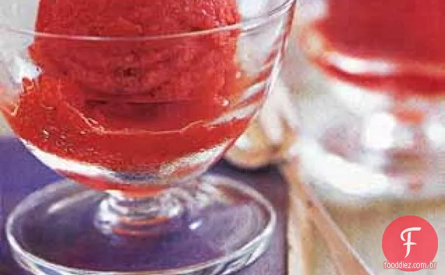 Sorbet De Morango-Sambuca