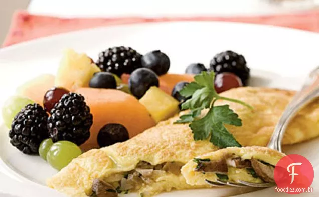 Omelete De Cogumelo Selvagem