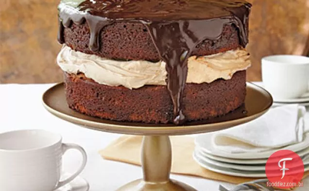 Bolo De Chocolate Triplo