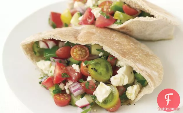 Salada Grega Pita Sanduíches