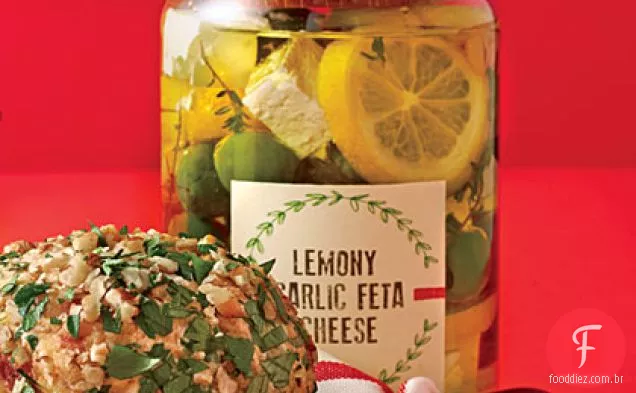 Lemony Alho Queijo Feta