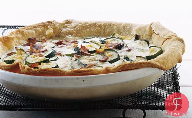 Abobrinha, Bacon e Quiche Gruyère