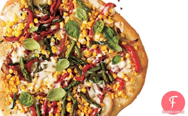 Pizza Vegetariana De Verão