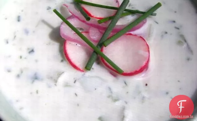 Sopa Fria De Pepino Com Hortelã