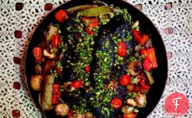 Panela De Carne Clássica Assada Com Sal De Pistache