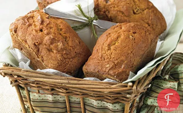 Mini Abóbora Especiarias Pães