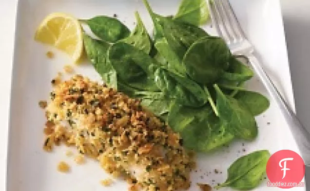 Bacalhau De Limão Assado Crocante