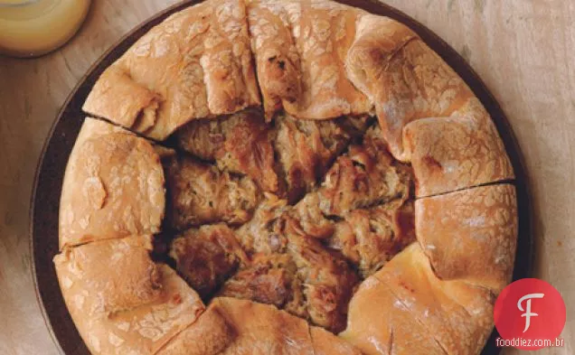Torta De Cebola Dourada
