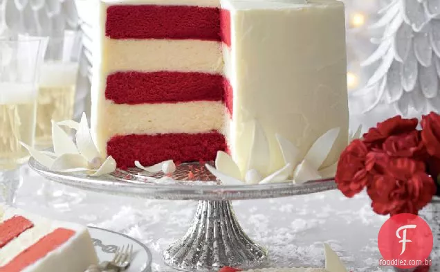 Red Velvet-Cheesecake De Chocolate Branco