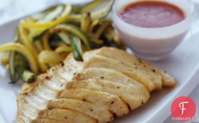 Bacalhau grelhado com molho Chile