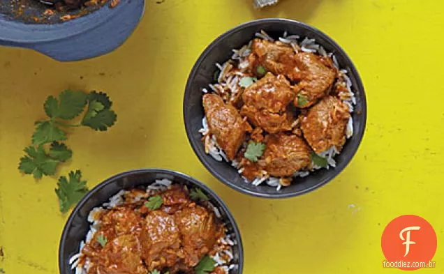 Curry De Cordeiro Saudável (Roghan Josh)