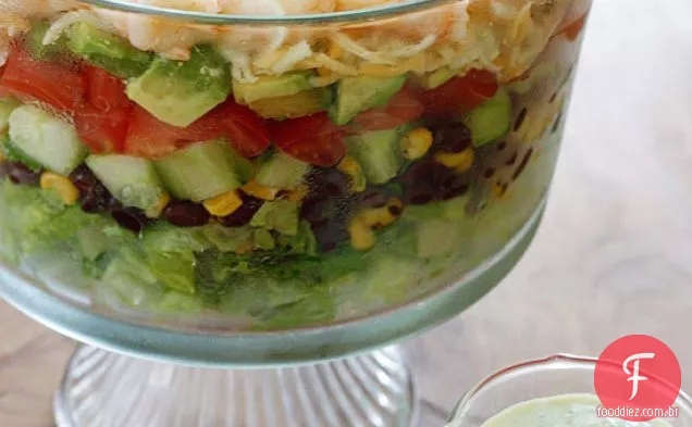 Salada Mexicana De Camarão Cobb