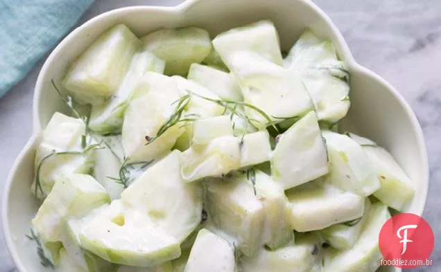 Salada De Iogurte De Pepino