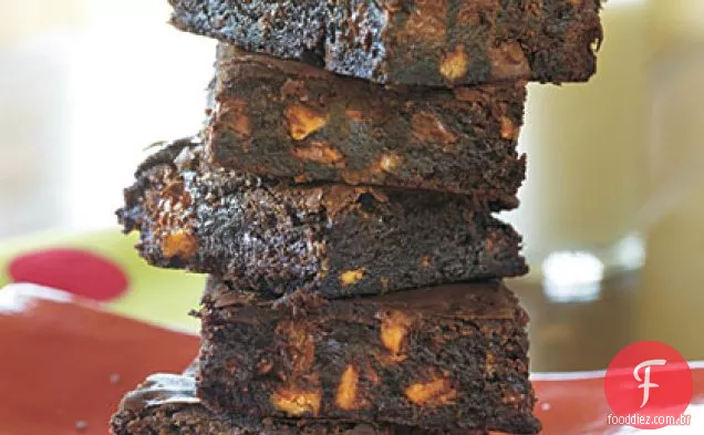 Fudgy Toffee-Crunch Brownies