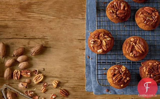 Muffins De Abóbora Com Pão Pegajoso