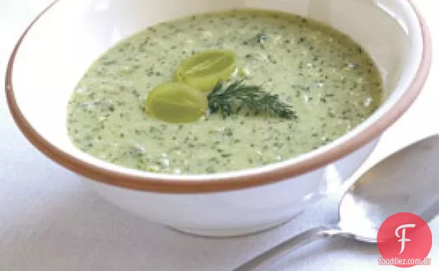 Uva Branca E Pepino Gaspacho