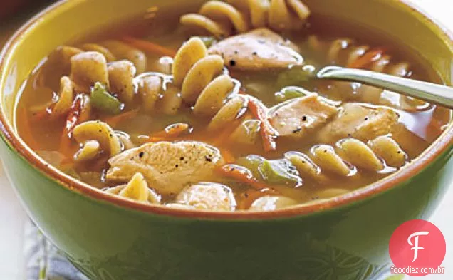 Sopa De Massa De Frango