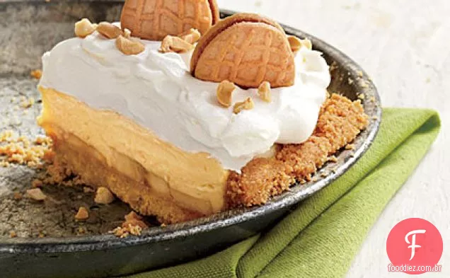 Manteiga De Amendoim-Torta De Creme De Banana