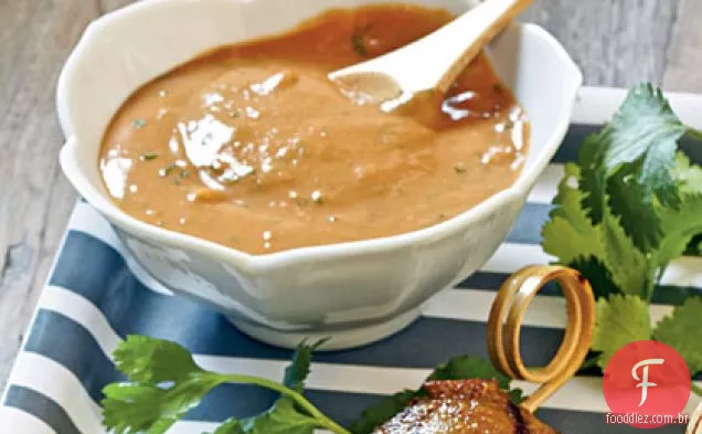 Molho Tailandês De Coco E Amendoim