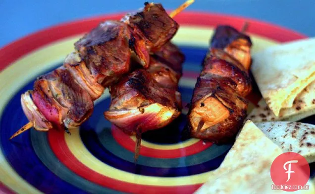Kebabs De Cordeiro Grelhados + Tzatziki