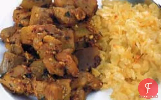 Berinjela Curry