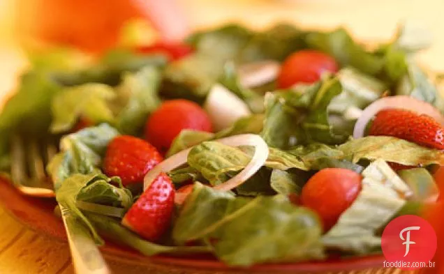 Salada de espinafre e melancia