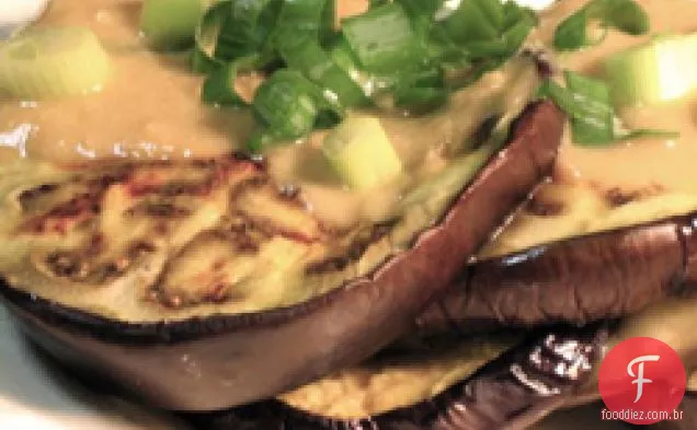Berinjela com molho de Miso