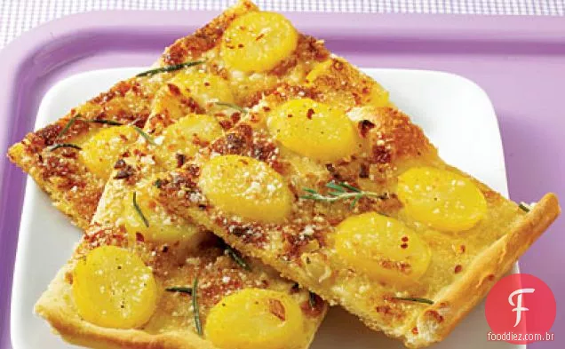 Spring Potato Pizza