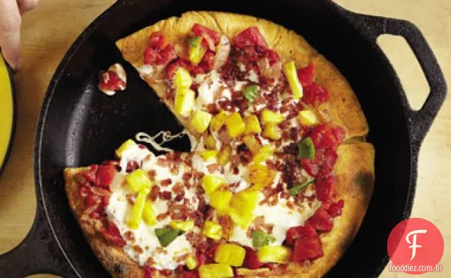 Pizza 6: pizza havaiana frita