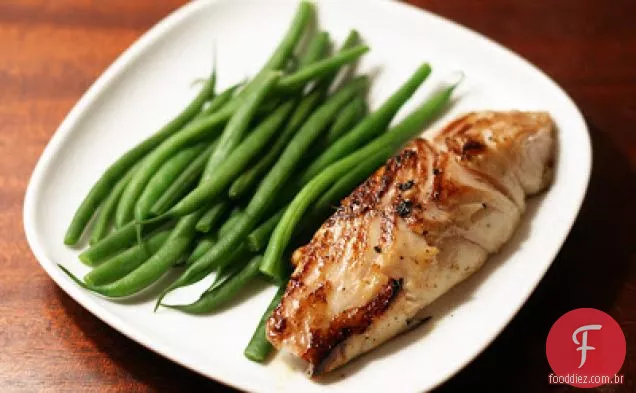 Bacalhau Preto Grelhado Com Wasabi E Mirin Frescos