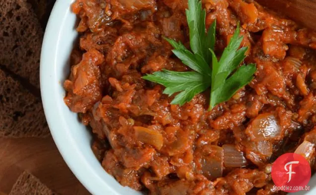 Pasta De Berinjela Doce E Esfumaçada