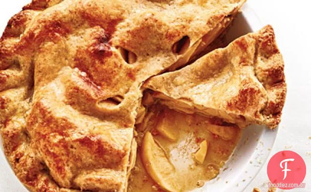 Torta De Maçã Com Crosta De Noz