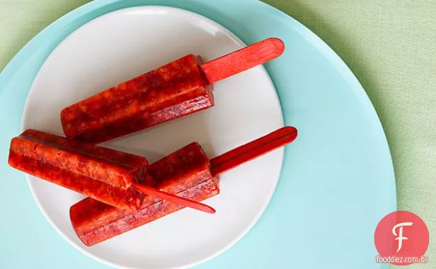 Balsâmico-Morango Pops