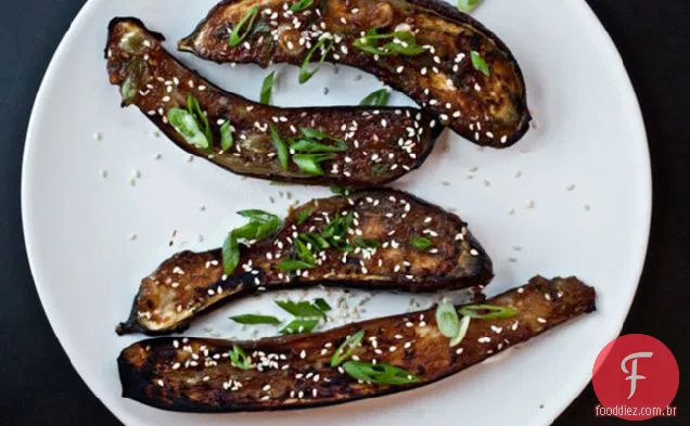 Berinjela Ginger-miso-glazed