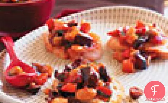 Caponata com Erva-Doce, azeitonas e passas