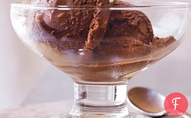 Sorvete De Chocolate Duplo