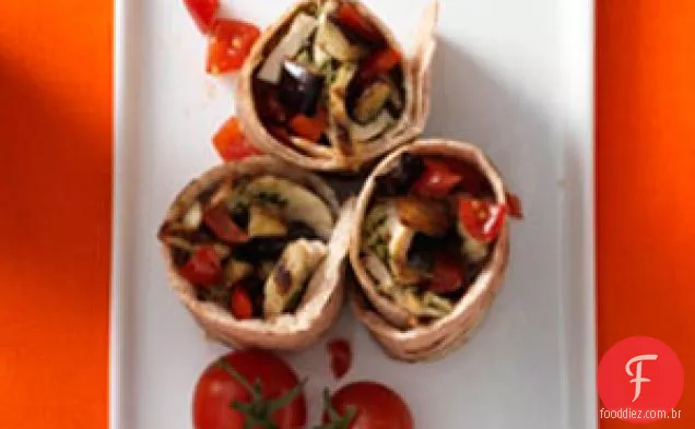 Pesto Frango E Berinjela Envoltório
