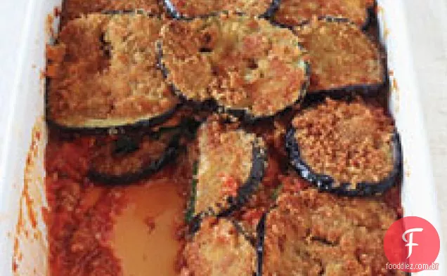 Berinjela Assada Italiana Com Seitan