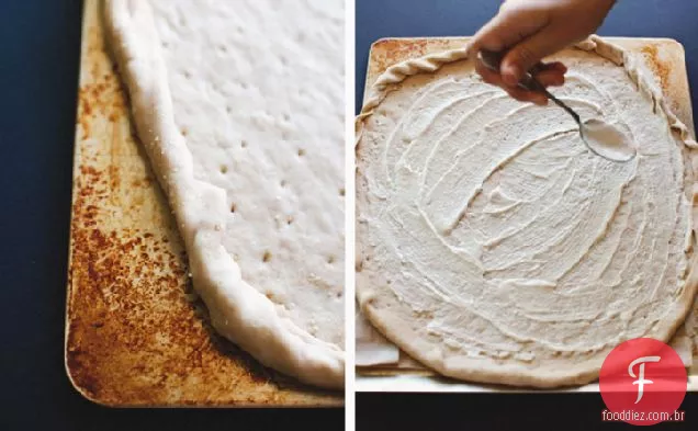 Berinjela assada + Za'atar Pizza