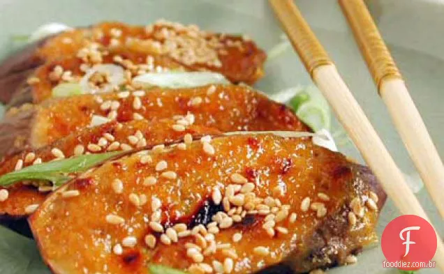 Berinjela Grelhada Com Miso-Alho