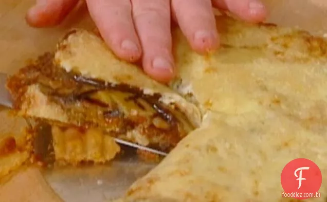 Tortino di Melanzane: bolo de berinjela
